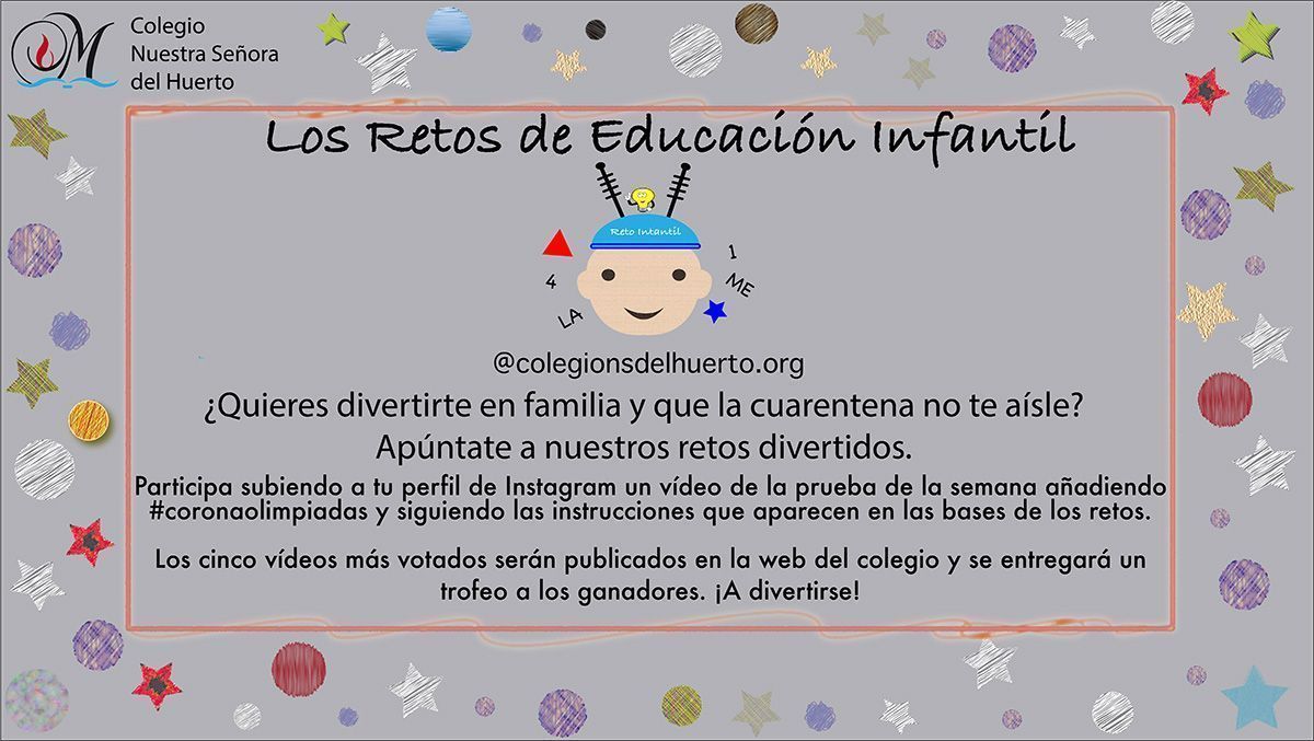 Retos infantiles Colegio NS El Huerto